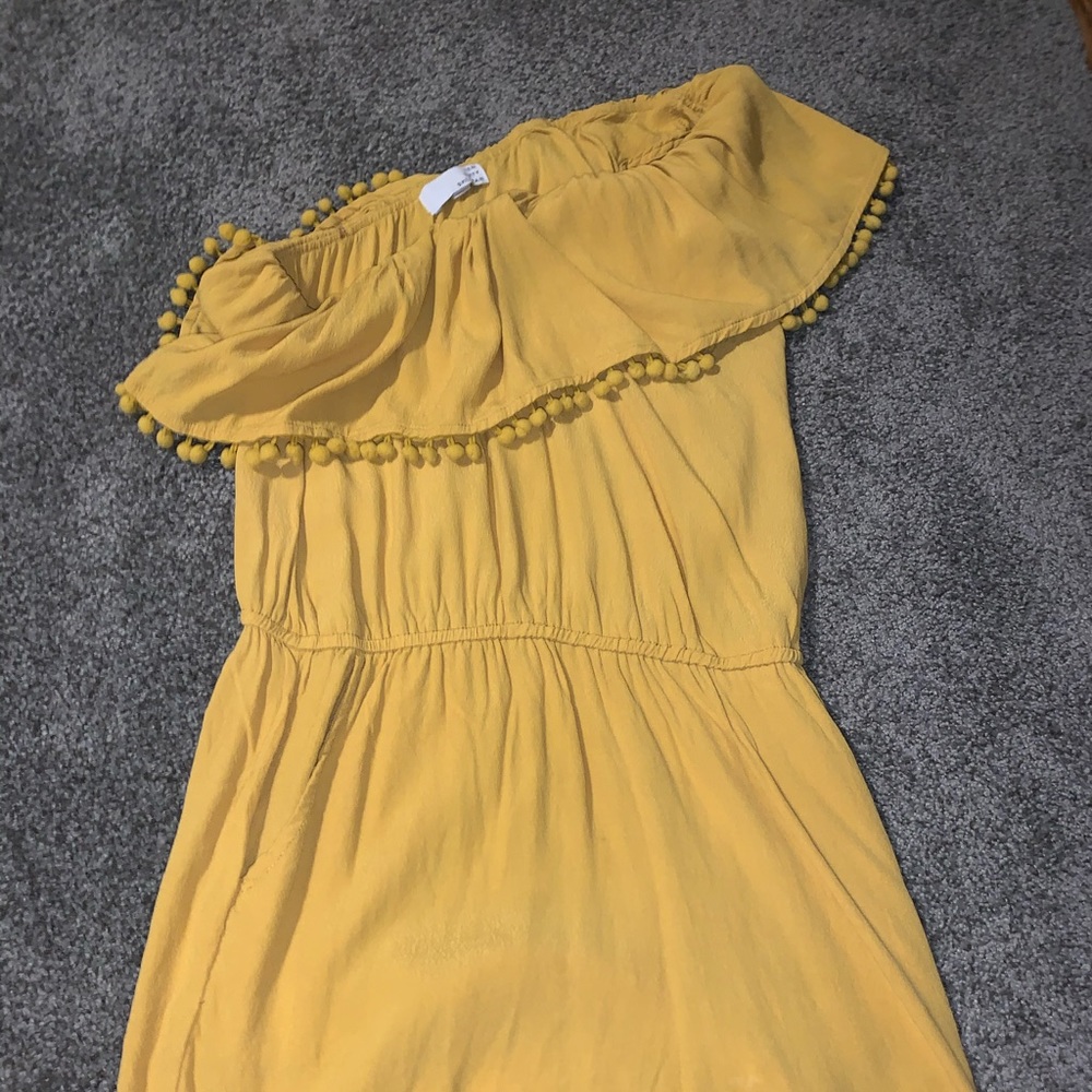 yellow urban outfitters romper